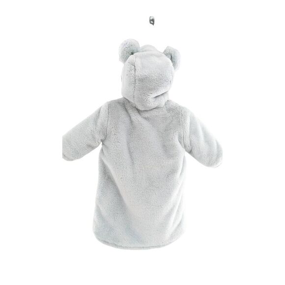 Mon Lapin Baby's Hooded Plush Baby Bunting Snowsuit Light Blue Size 0-6 Months - Picture 5 of 10